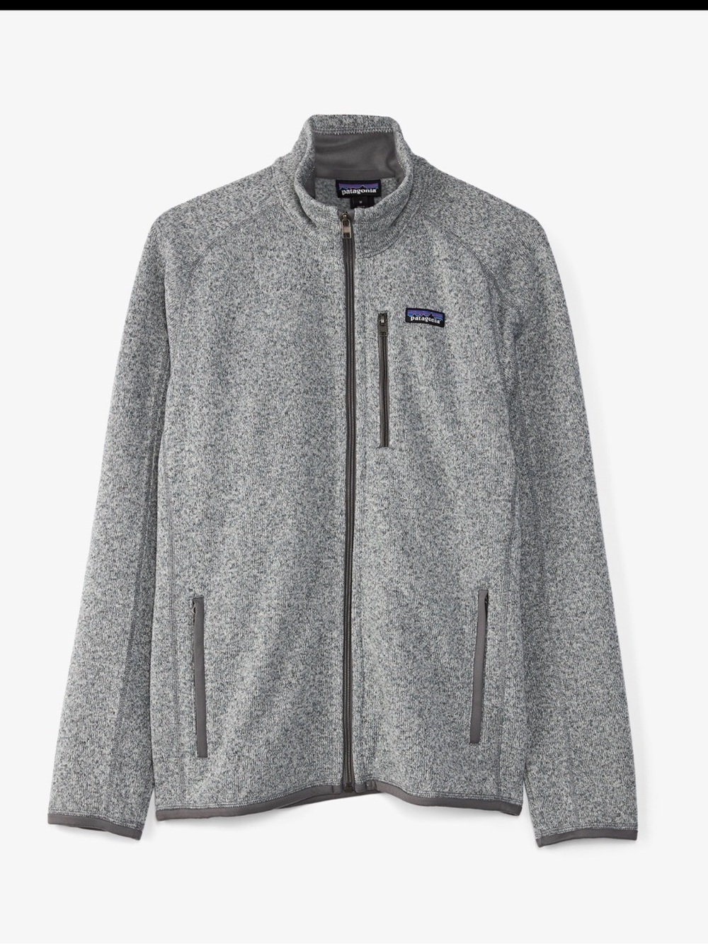 Patagonia Men’s Better Sweater Full-Zip Jacket – XXL – Nickel/Forge Grey